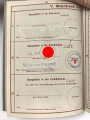 Wehrpaß, ausgestellt 16.9.1937, wenige Einträge