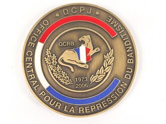 Polizei, Frankreich, nicht tragbare Medaille...
