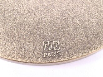 Polizei, Frankreich, nicht tragbare Medaille "DCPJ", Durchmesser 7cm