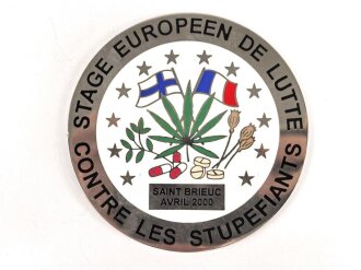 Polizei, Frankreich, nicht tragbare Medaille "Saint...