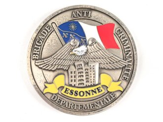 Polizei, Frankreich, nicht tragbare Medaille...