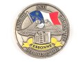 Polizei, Frankreich, nicht tragbare Medaille "Essonne", Durchmesser 7cm