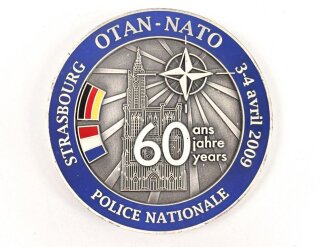 Polizei, Frankreich, nicht tragbare Medaille...