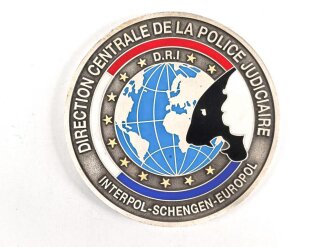Polizei, Frankreich, nicht tragbare Medaille...