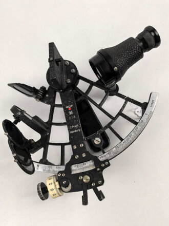 Kriegsmarine, Sextant von C.Plath Hamburg. Guter Gesamtzustand, Gerätenummer 874.