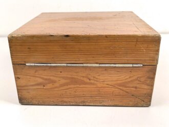 Kriegsmarine, Transportkasten für einen Sextant von C.Plath Hamburg. Guter Gesamtzustand, Gerätenummer 358