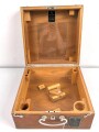Kriegsmarine, Transportkasten für einen Sextant von C.Plath Hamburg. Guter Gesamtzustand, Gerätenummer 358