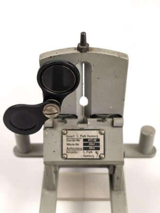 Kriegsmarine,  Peilaufsatz PM5 für Kompass. Hersteller C.Plath Hamburg.  In diesem Zustand selten, Originallack