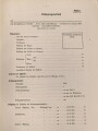 Kriegsmarine, M.Dv.Nr. 147 "Allgemeine Baubestimmungen 1 Nr. 19 - Vorschrift für Krängungsversuche" datiert 1939, DIN A4