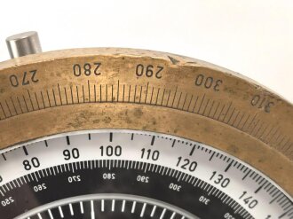 Anschütz Kiel Gyro Verstärker , sicherlich fertigung nach 1945. Durchmesser 24,5cm, Funktion nicht geprüft