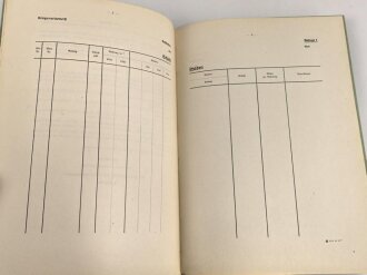 Kriegsmarine, M.Dv.Nr. 147 "Allgemeine Baubestimmungen 1 Nr. 22 - Vorschrift für die Schiffbaulichen Beobachtungen beim Anschießen der Geschütze" datiert 1939, DIN A4