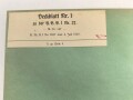 Kriegsmarine, M.Dv.Nr. 147 "Allgemeine Baubestimmungen 1 Nr. 27 - Liefervorschrift für Panzermaterial" datiert 1939, DIN A4