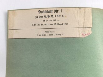 M.Dv.Nr. 147 "Allgemeine Baubestimmungen 1 Nr. 4 -...