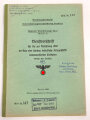M.Dv.Nr. 147 "Allgemeine Baubestimmungen 1 Nr. 4 - Dienstvorschrift" datiert 1939, DIN A4