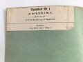 M.Dv.Nr. 147 "Allgemeine Baubestimmungen 1 Nr. 4 - Dienstvorschrift" datiert 1939, DIN A4