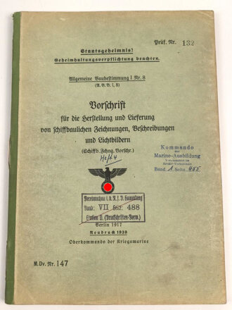 M.Dv.Nr. 147 "Allgemeine Baubestimmungen 1 Nr. 8 -...