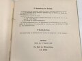 M.Dv.Nr. 147 "Allgemeine Baubestimmungen 1 Nr. 20 - Vorschrift für Schlingerversuche" datiert 1939, DIN A4