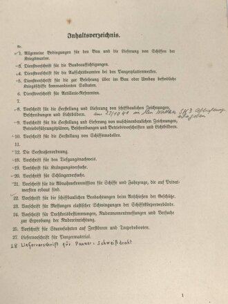 M.Dv.Nr. 147 "Inhaltsverzeichnis der Allgemeine...