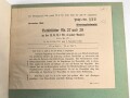 M.Dv.Nr. 147 "Inhaltsverzeichnis der Allgemeine Baubestimmungen Band 1" datiert 1939, DIN A4