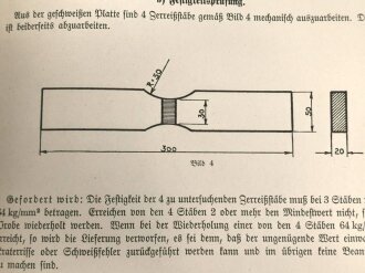 Kriegsmarine, M.Dv.Nr. 147 "Allgemeine Baubestimmungen 1 Nr. 28 - Liefervorschrift für Panzer-Schweisdraht" datiert 1941, DIN A4