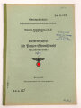 Kriegsmarine, M.Dv.Nr. 147 "Allgemeine Baubestimmungen 1 Nr. 28 - Liefervorschrift für Panzer-Schweisdraht" datiert 1941, DIN A4