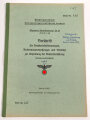M.Dv.Nr. 147 "Allgemeine Baubestimmungen 1 Nr. 24 - Vorschrift" datiert 1942, DIN A4