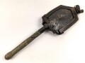 Österreich / Ungarn, Spaten vom Hersteller "Vogel & Noot, Wartberg" in Trageleder. Ungereinigt