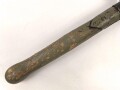 Österreich / Ungarn, Spaten vom Hersteller "Vogel & Noot, Wartberg" in Trageleder. Ungereinigt