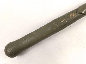 Österreich / Ungarn, Spaten vom Hersteller "Vogel & Noot, Wartberg" in Trageleder. Ungereinigt