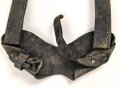 Österreich / Ungarn, Trageleder für Spaten. defekt, ungereinigt