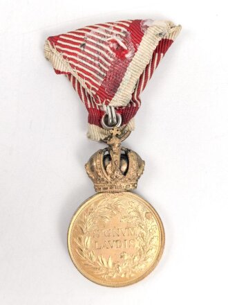 Österreich k.u.k. , bronzene Militärverdienstmedaille am Band