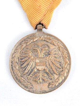 Österreich, Verdienstmedaille 40 Jahre für Tätigkeit im Feuerwehr und Rettungswesens
