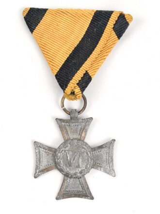 Österreich k.u.k. Militärdienstzeichen I. Klasse für VI Jahre Dienst (Unteroffiziere und Mannschaften)