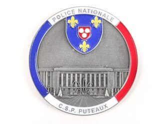 Polizei, Frankreich, nicht tragbare Medaille "C.S.P....
