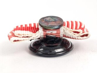 Österreich , Knopflochminiatur silberne Tapferkeitsmedaille