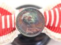 Österreich , Knopflochminiatur silberne Tapferkeitsmedaille