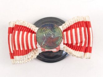 Österreich , Knopflochminiatur silberne...