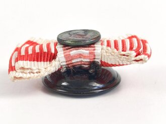 Österreich , Knopflochminiatur silberne Tapferkeitsmedaille
