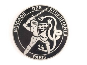 Polizei, Frankreich, nicht tragbare Medaille...