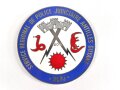 Polizei, Frankreich, nicht tragbare Medaille "Antilles Guyane", Durchmesser 7cm