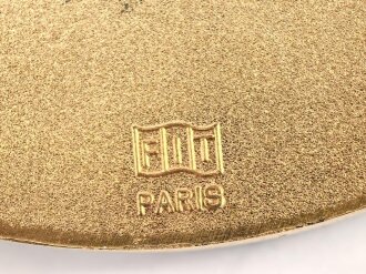 Polizei, Frankreich, nicht tragbare Medaille "GSPR", Durchmesser 7cm