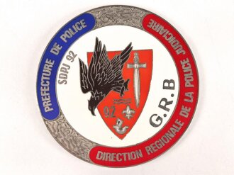 Polizei, Frankreich, nicht tragbare Medaille "SDPJ...