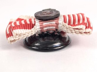 Österreich , Knopflochminiatur bronzene Militärverdienstmedaille