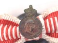 Österreich , Knopflochminiatur bronzene Militärverdienstmedaille