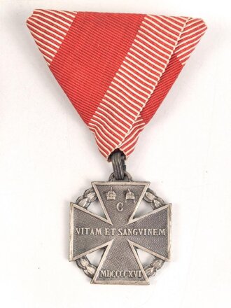 Österreich k.u.k.,  Karl Truppenkreuz 1916, am band