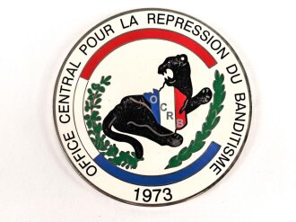 Polizei, Frankreich, nicht tragbare Medaille "OCRB...