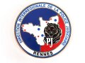 Polizei, Frankreich, nicht tragbare Medaille "PJ Rennes", Durchmesser 7cm