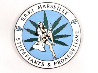 Polizei, Frankreich, nicht tragbare Medaille...