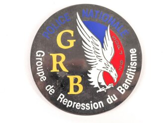 Polizei, Frankreich, nicht tragbare Medaille "GRB...