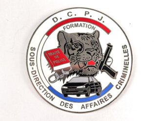 Polizei, Frankreich, nicht tragbare Medaille...